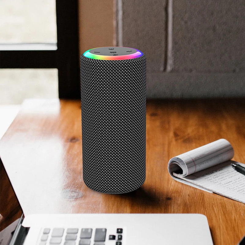 Portable Mini Boombox with Strong Subwoofer Best Sound Generation USB AUX AC Powered Wireless Bluetooth BT 5.0 Speaker Parties