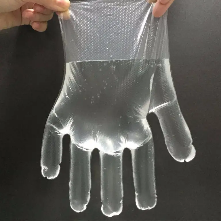 Disposable PE gloves Household Kitchen PE Cleaning Plastic Washing Dishes Hand Hair Dye Disposable Gloves