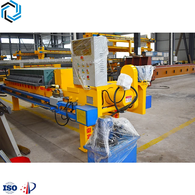 Small sludge sewage treatment equipment automatic mud 100 square van filter press automatic plate frame
