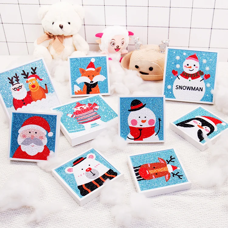 2021 Рождественский подарок Обучающие игрушки алмазная живопись для детей diy 3d Алмазная живопись