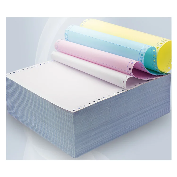 Бумага для копирования без карбона, бумага для документов без карбона, непрерывная компьютерная бумага