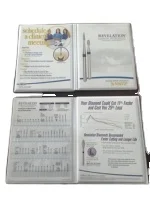 Customized Folding PVC Book Plastic Parts Box Saw Blade Storage Box Component Box Drill Tap Book