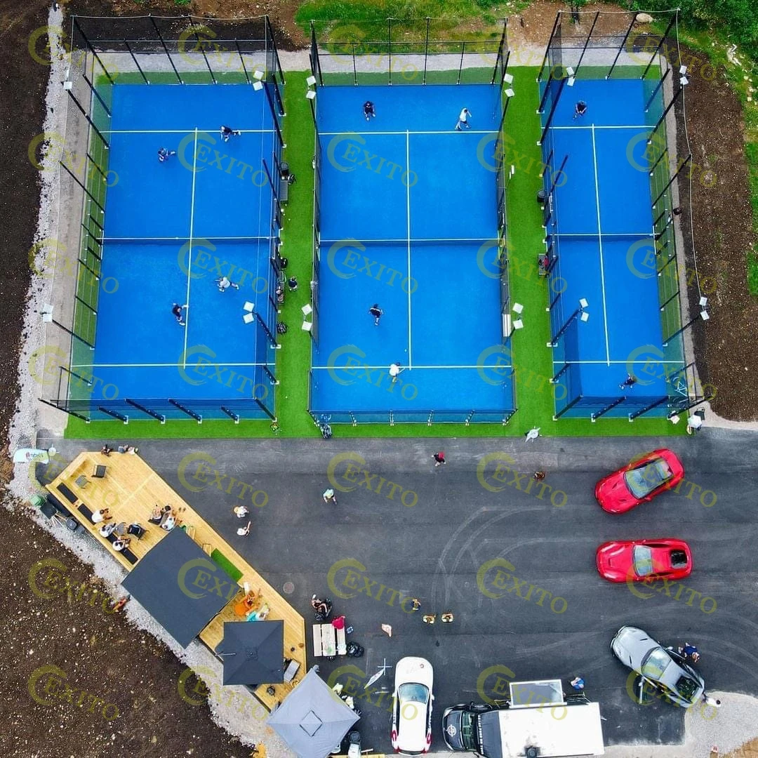 EXITO Build Your Own Court Full Set Panoramic Padel Court Paddle Tennis Court