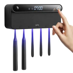 High Quality Fully Automatic Bathroom Gadgets Toothbrush Holder Smart Uv Toothbrush Sterilizer