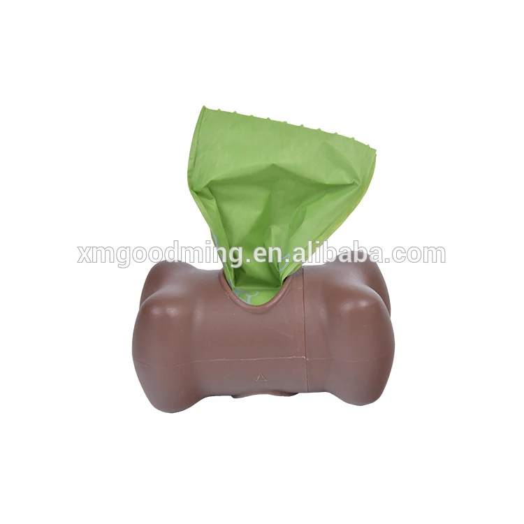 Recycled plastic dog poo bag dispenser biodegradable pet waste bag
