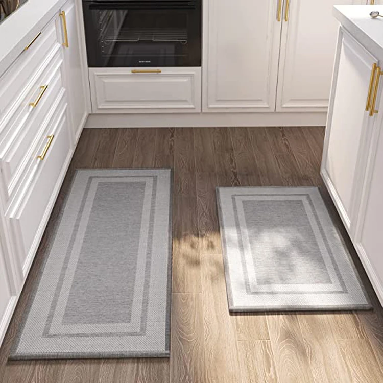Manufacturers customize kitchen mats waterproof oil resistant anti soiling anti fatigue mats