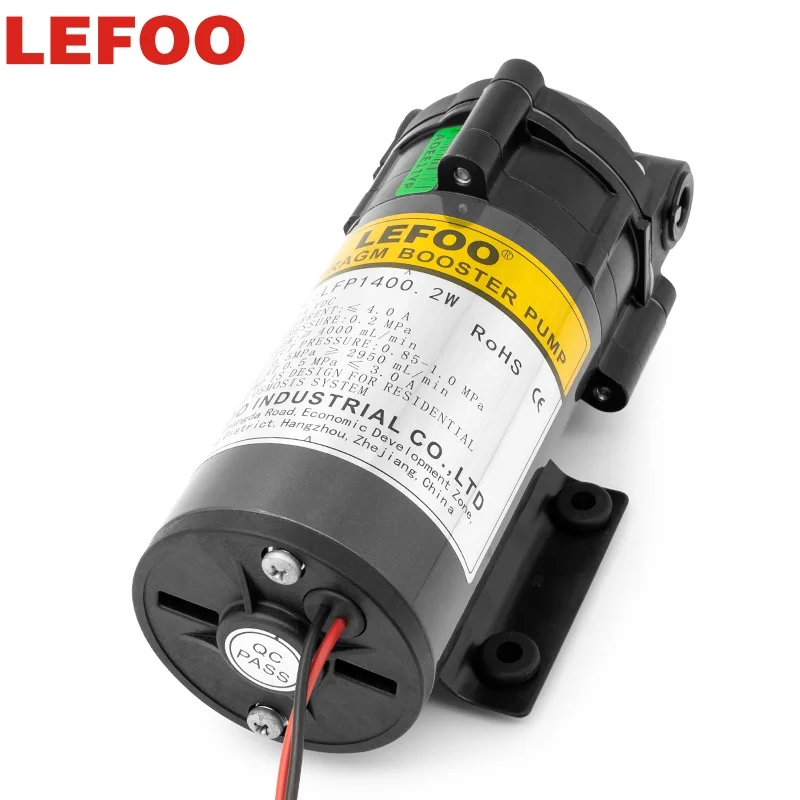 LEFOO 400 gpd booster pump ro reverse osmosis booster pump for water purifier