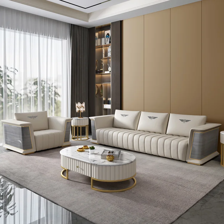 Modern furniture sofa set couch living room sectional leather comfort modular luxury sofas