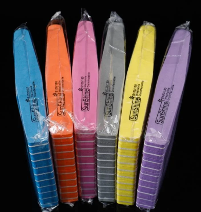 
Sunshine Diamond nail buffer nail Sponge File 100/180 Grit Nail File Disposable Washabale 