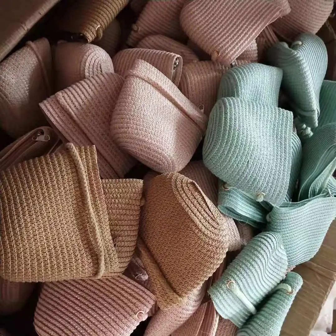 Летние маленькие кошельки для девочек, детская бумажная соломенная сумка через плечо для покупок на открытом воздухе, модная пляжная сумка для отпуска