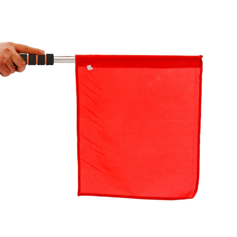 Game dedicated referee hand-shake custom size signal flag of flag football