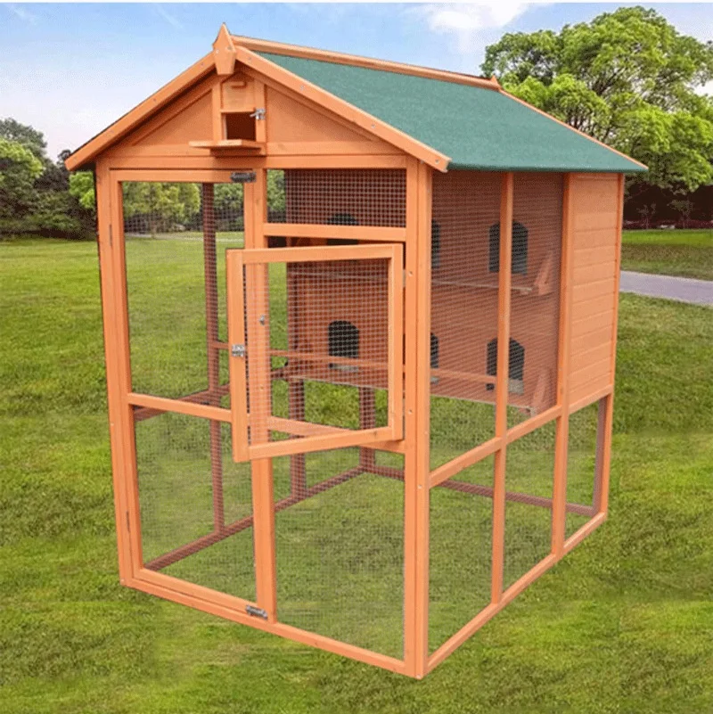 Stock 6cages Solid Wood Loft Pigeon Cage Carrier Pigeon Shed Pigeon Nest