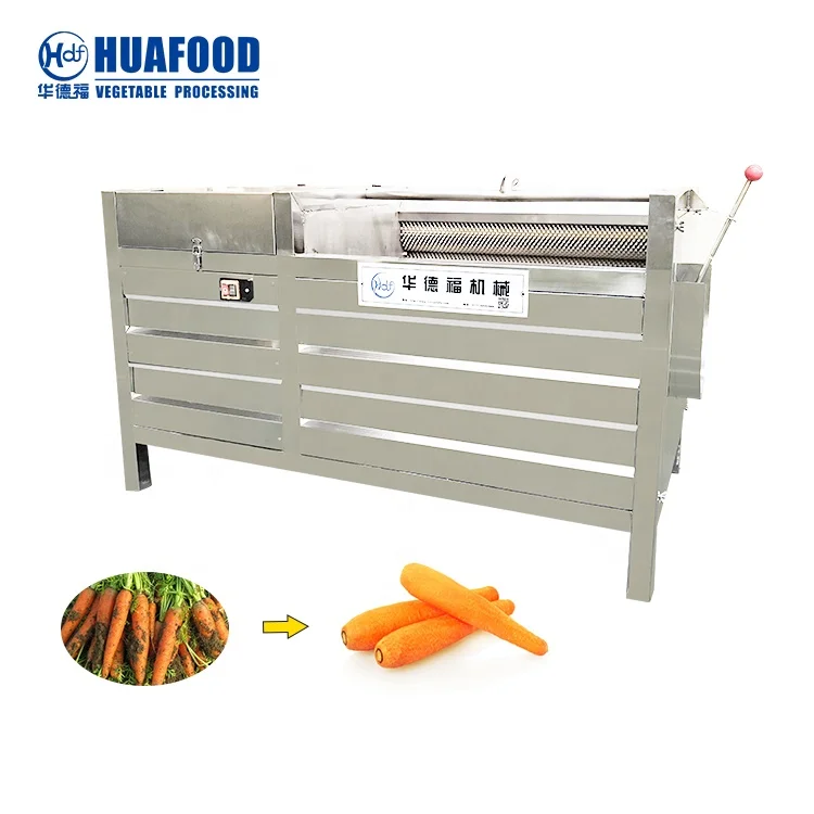 HuaFood HDF800 600 кг/ч машина для очистки моркови