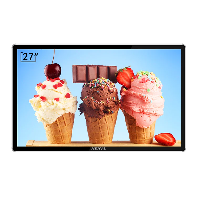 
15.6 21.5 27 32 inch lcd screen advertising player touch android smart interactive digital signage 
