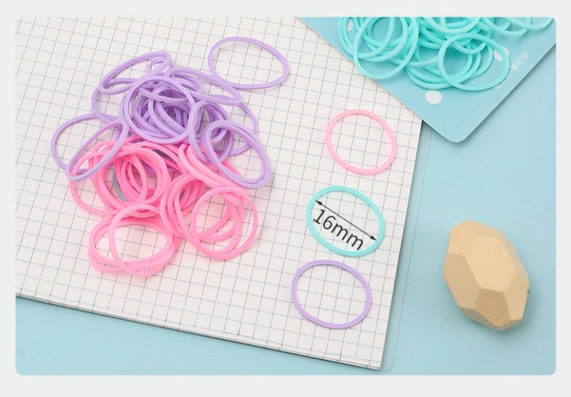 Color naturalrubber small leather ring high elastic durable 25MM rubber band kindergarten labor saving DlY rubber ring wholesale