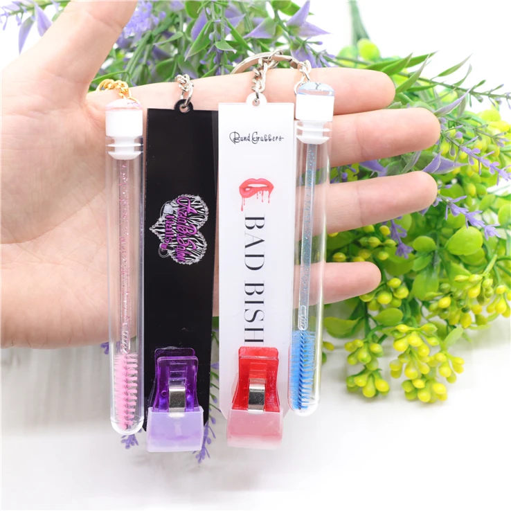 Verified Keychain Manufacturer Wholesale Acrylic Material Card Puller Custom Your Own Long Nail Credit Card Pullers