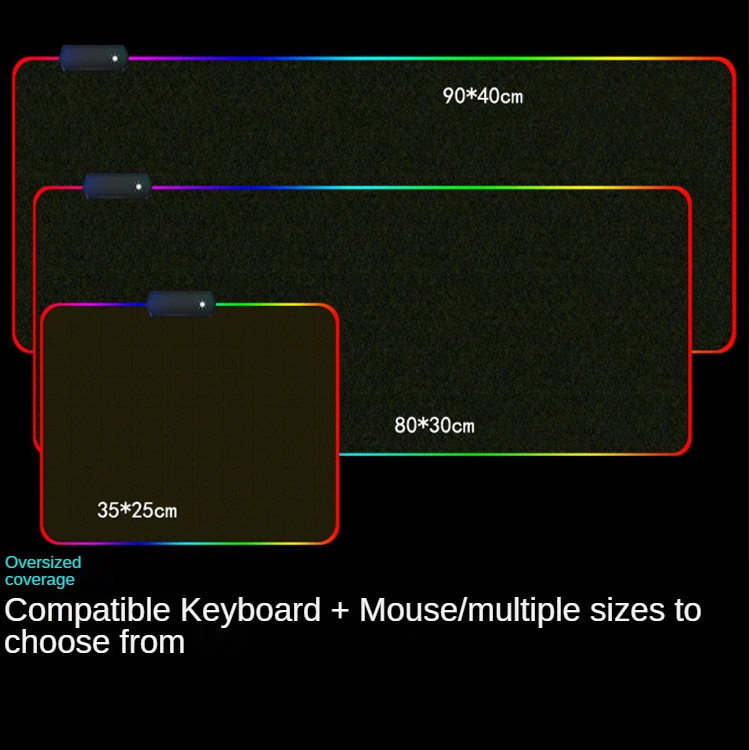  Symphony Led super luminous mouse pad RGB large table mat LOL gaming