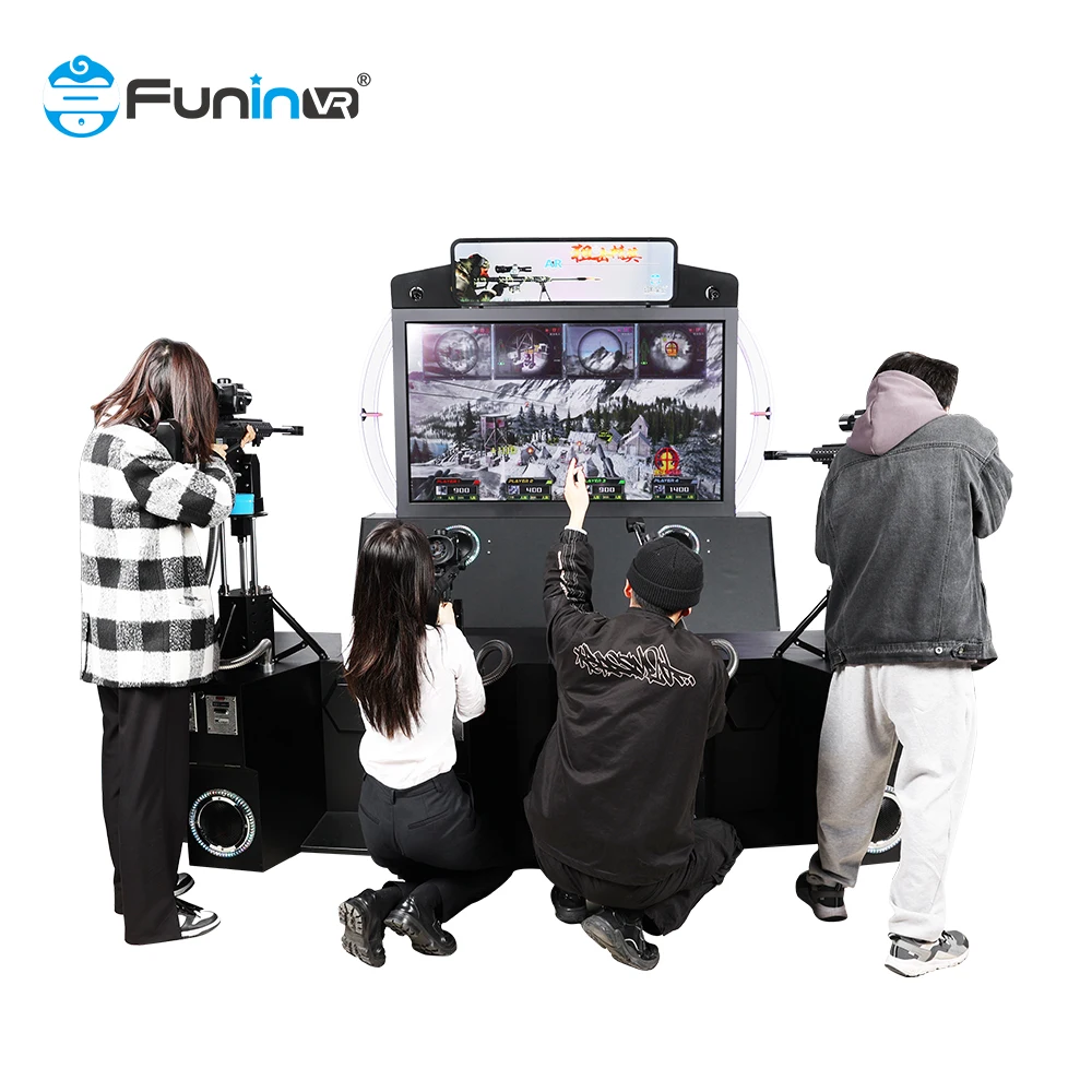 5D 7D 9D Shooting Kids Arcade  coin operated Game Machines 4 Players Ar Sniper Shooting Vr Hunt Game