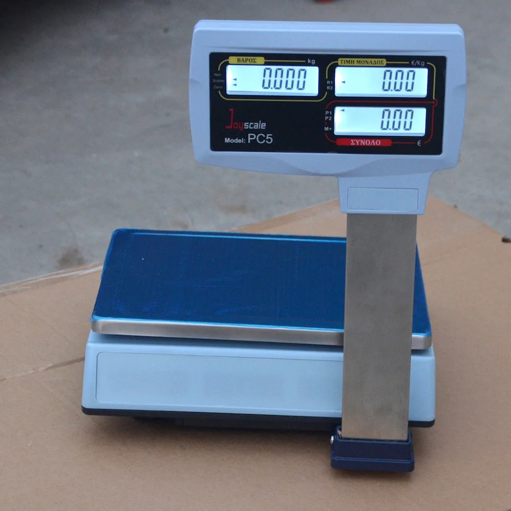 
15kg 30lb capacity Farmers market vegetable balanza electronica digital pricing scale 