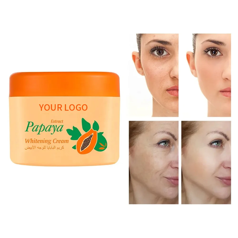 Custom Logo High Quality Kojic Anti Day and Night Facial Cream Anti-Aging Whitening Moisturizer Papaya Face Cream