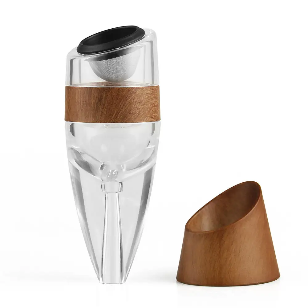 Travel Bag Diffuser Airarator Filter Aireators Pour Airrater for Red Wine Christmas Idea Gifts Wine Aerator Decanter Pourer