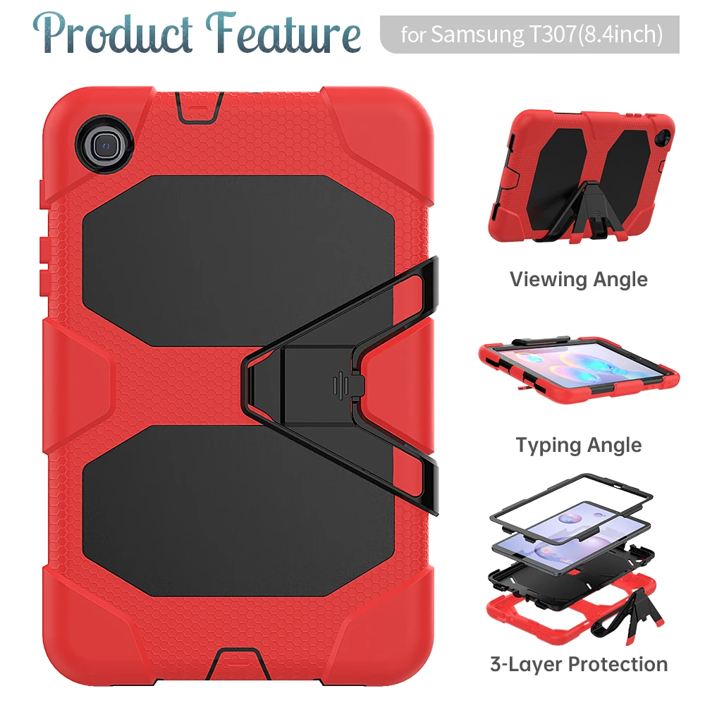Прочный противоударный чехол для планшета для for samsung tab a 8,4 дюймов t307 2020 чехол