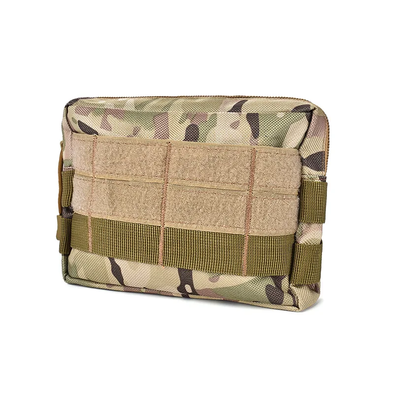 Outdoor Waist Bag Belt Storage Pouch Tactical Military Zipper Pouch Waterproof Tool cell phone camera sport mini molle waist bag