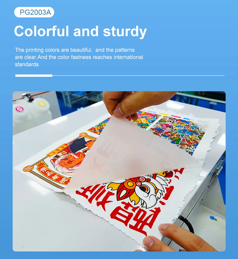 Fcolor Premium Customized 1000ML DTF Pet Film White Transfer Pigment Ink for Epson i3200 XP600 8550 8500 DTF Film Printer