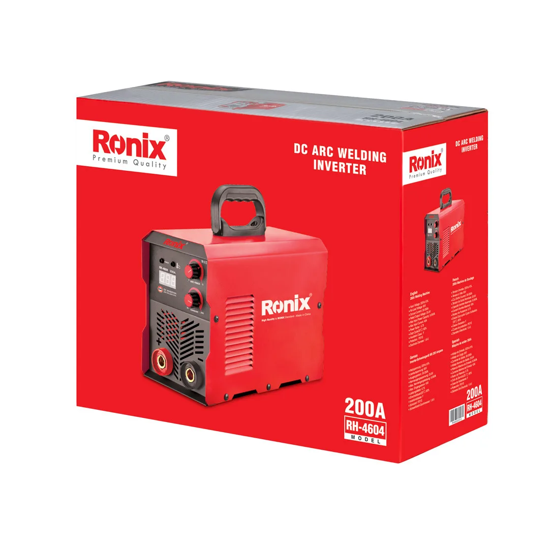 Ronix модель RH-4604 200A DC инвертор сварочный аппарат преобразователь