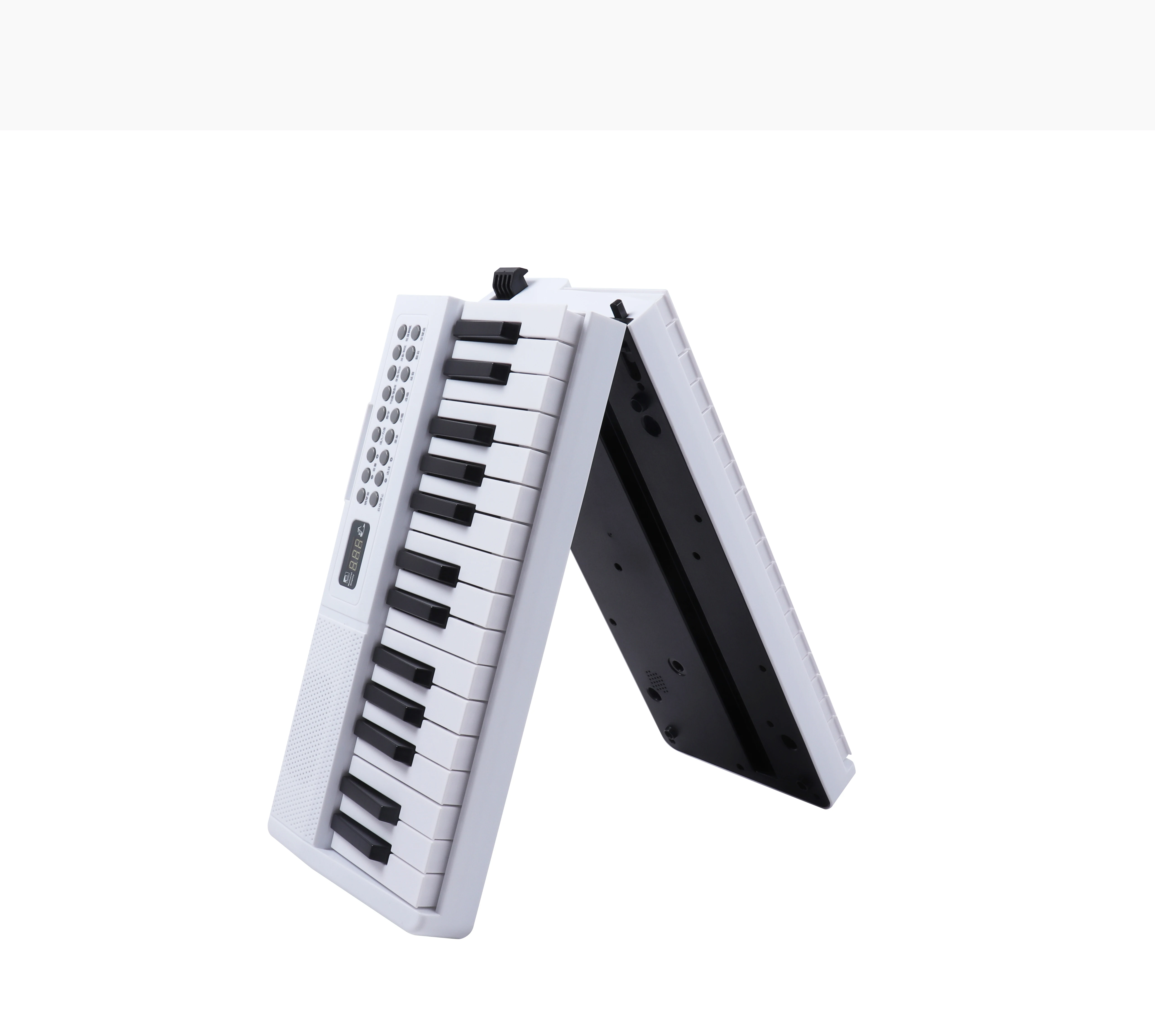 BD Music Folding Piano Keyboard 61 Key  Keyboard Piano with Touch Sensitive Keys