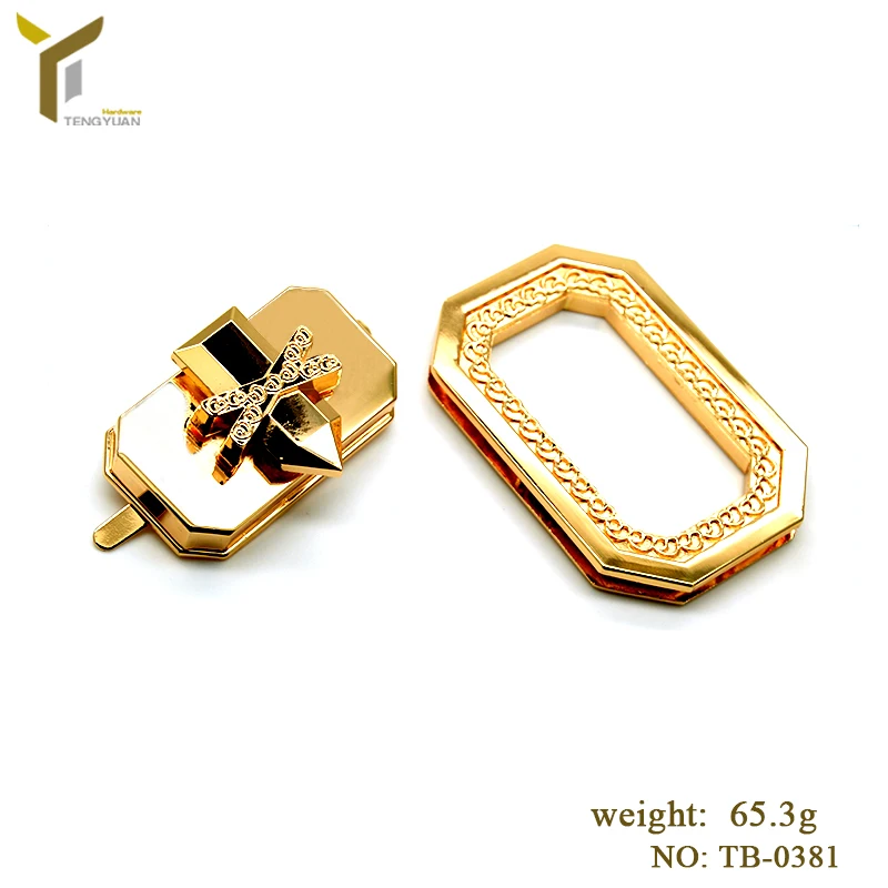 Turn Handbag Hardware Purse Fasteners Small Flip Jewelry Box Twist Lock For Bag