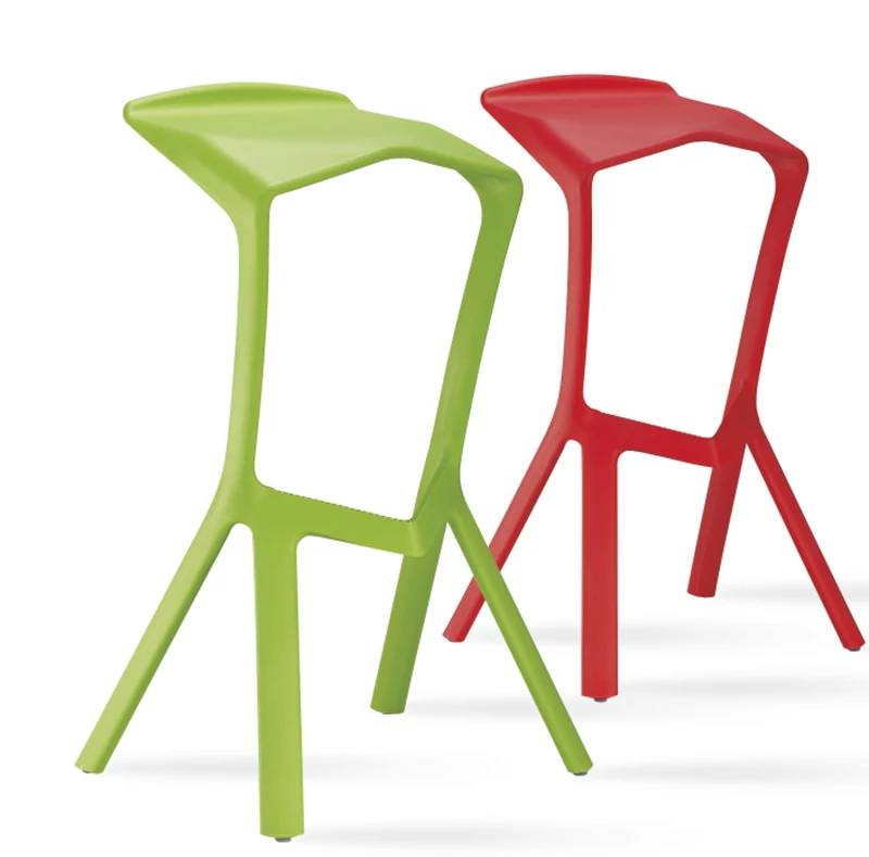 
Stackable Plastic Bar Stools Colorful High Chair For Sale 