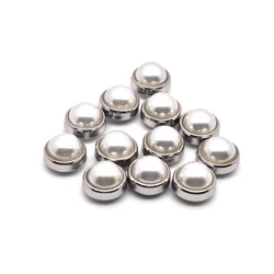 10 mm rhinestone crystal  jeans rivets artificial rose gold pearl rivets studs spike for belts pants shoes bags