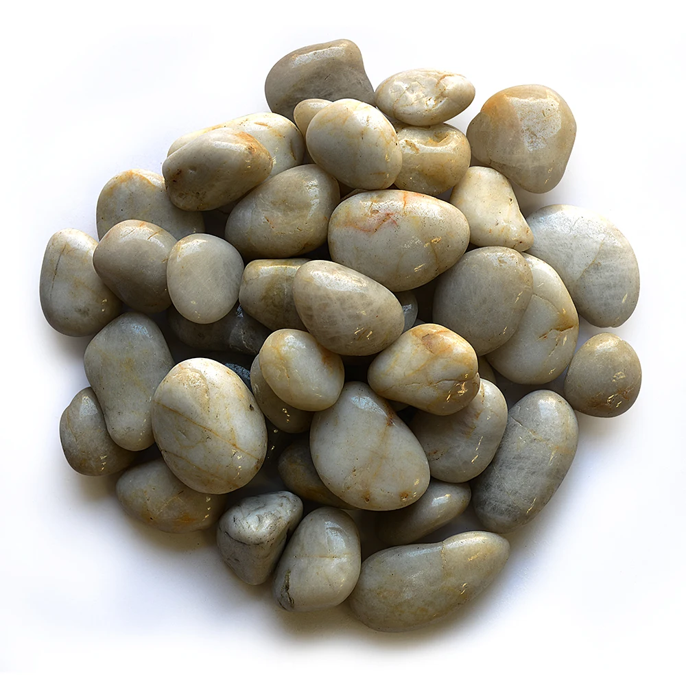 HS-PE04A large flat river pebble rock stone