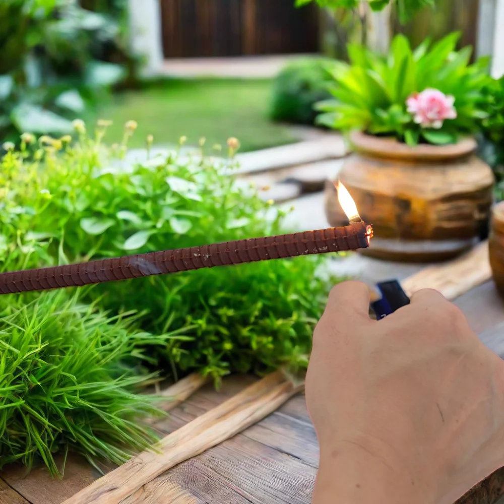 8 hours burning time Fancy outdoor lemongrass citronella repellent Big agarbatti Incense Sticks