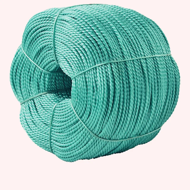 1/2/3/4/6/8/10mm Binding Nylon Rope Wear-Resistant Clothes Drying Quilt Outdoor Truck Green Polyethylene Plastic Rope Thickness