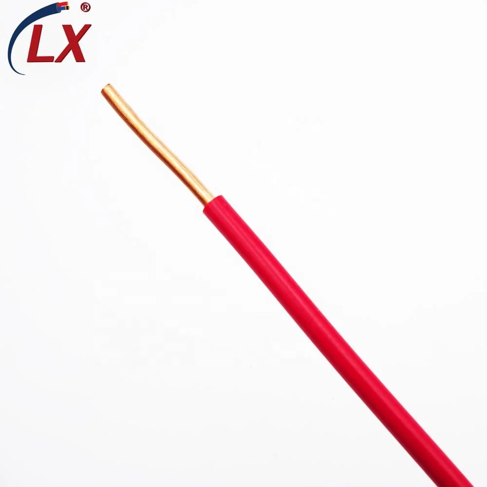 1,5 мм, 2,5 мм, 4 мм, 6 мм, одножильный медный Электрический строительный кабель с изолированной оболочкой из ПВХ и ПЭ