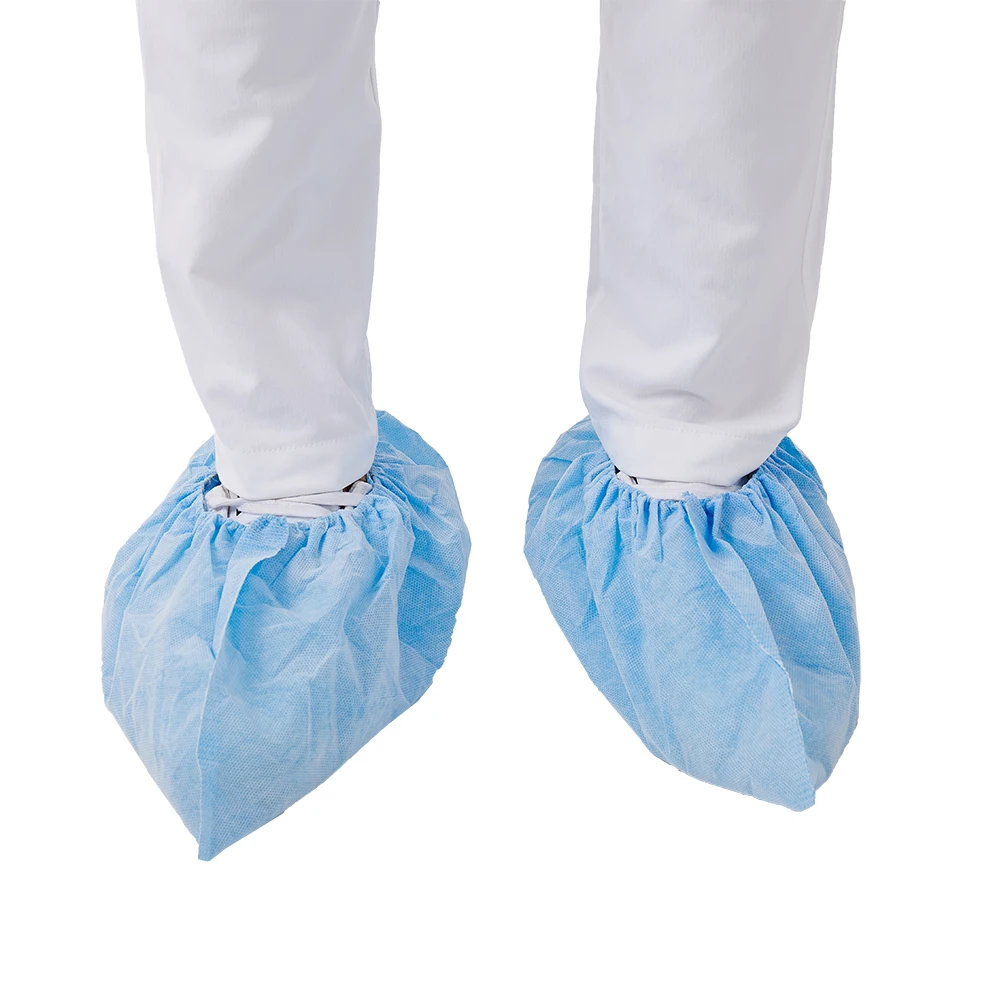 Disposable Medical Surgical Non Woven Shoe Cover Anti-slip Overshoes