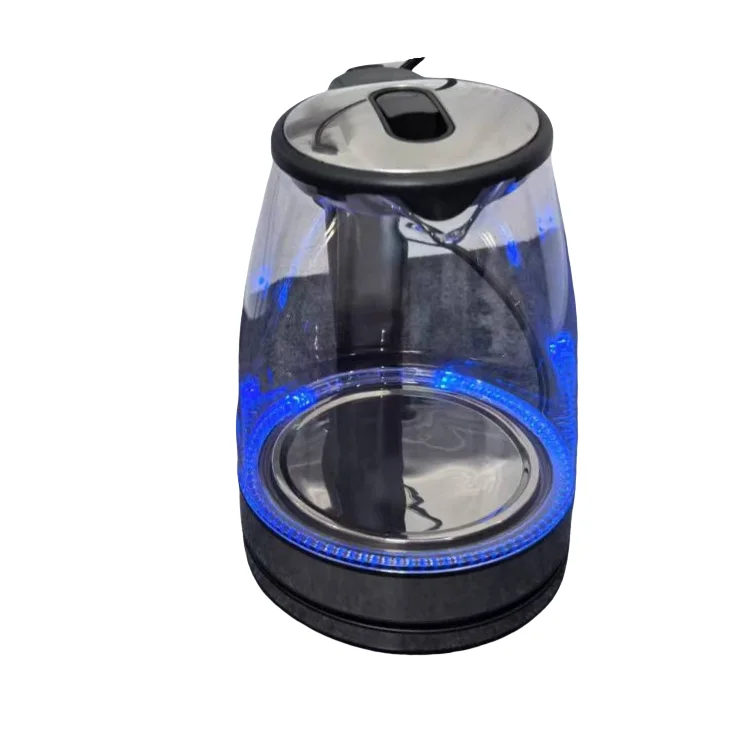 High Boron Glass Electric Kettle Teapot 201SS Inner Cover&heating Plate with Blue Light NE-G0015 1.8L