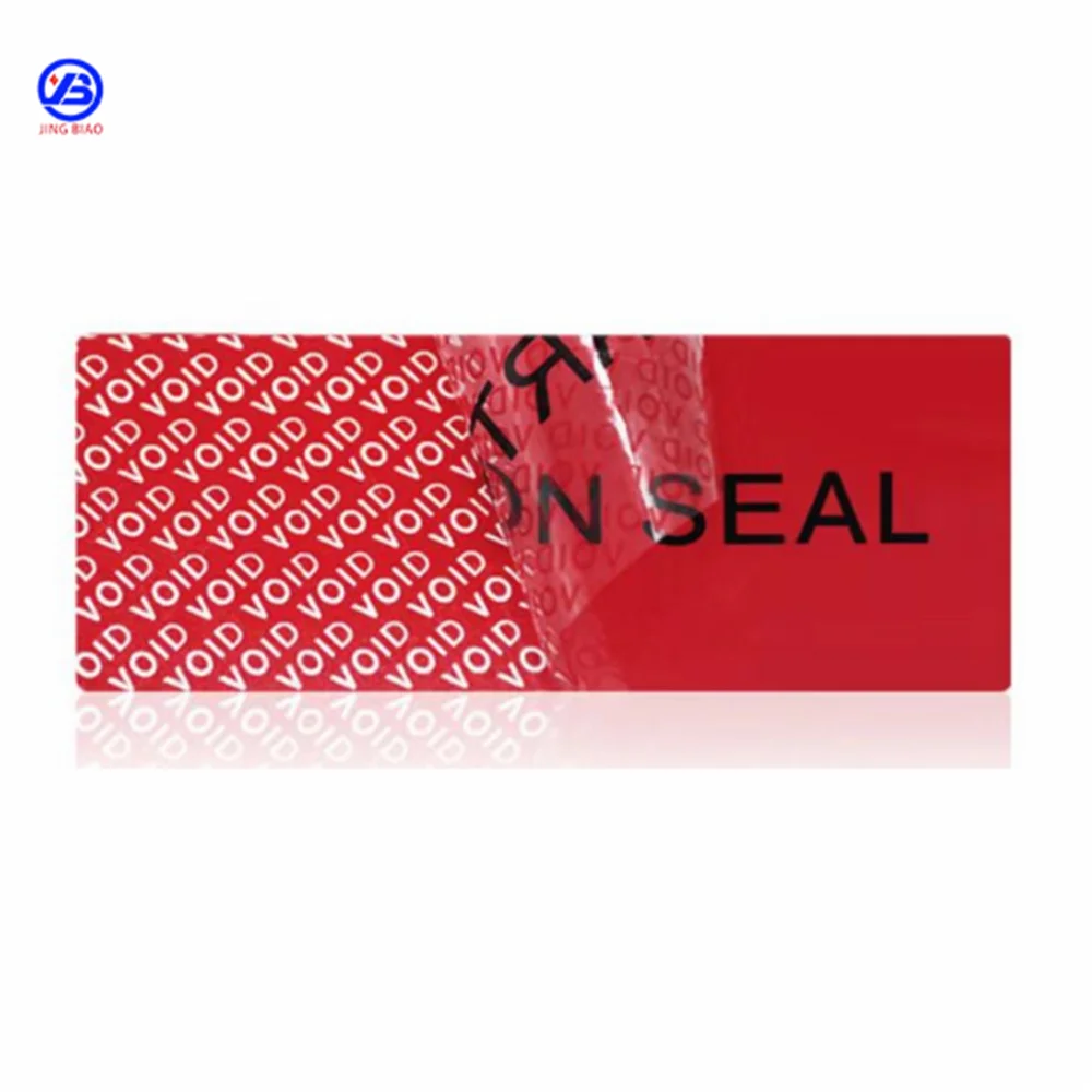Прозрачная защитная упаковочная этикетка Jumbal открывающаяся одноразовая противоразрывная герметичная лента с защитой от
