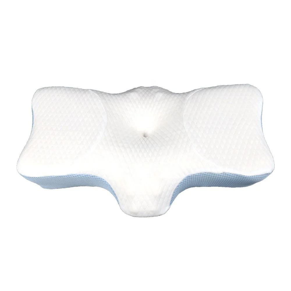 Ennasi Butterfly Contour Ergonomic Memory Foam Pillow Adjustable Side Sleeper Orthopedic Sleep Cervical Pillow