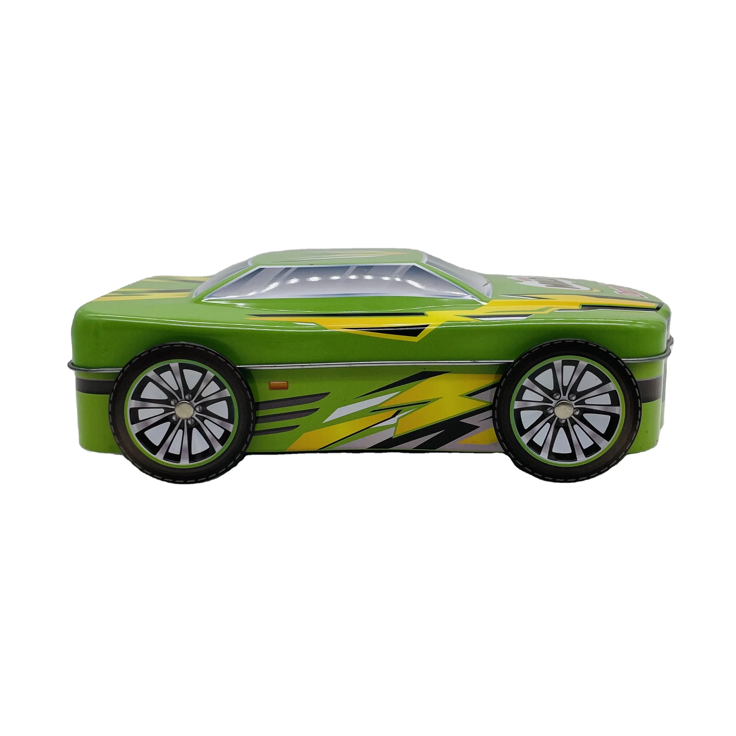 Car Shape Cool Candy Tin Box Custom Unique Pencil Box Toy Cookie Chocolate Tin Can Metal Storage Container