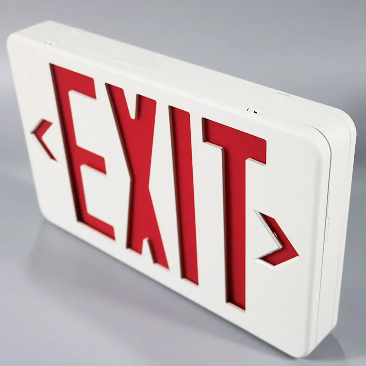Modern single and double sides wall ceiling mounted emergency led exit sign