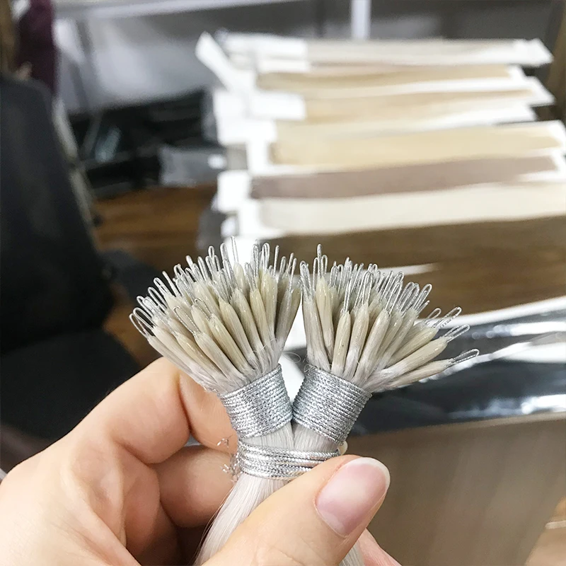100% Remy Double Drawn Cuticle Aligned Hair Wholesale Suppliers for Silky Straight Nano Ring, I, U, V, K, Flat Tips Extensions
