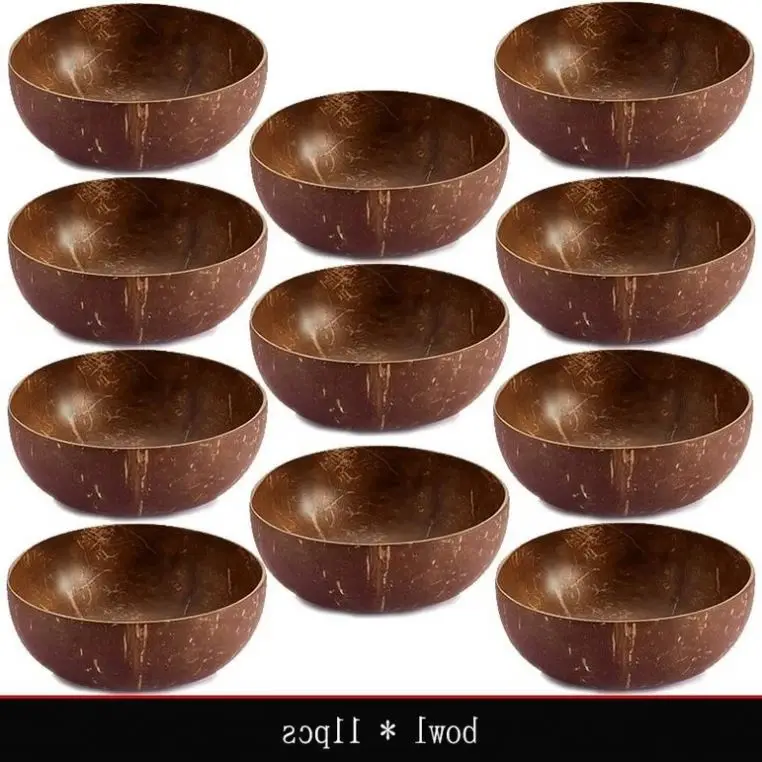 Service Bowls Thailand Bowl Calabash Bohemian Desserts Coconut Crafts Shells Plates Pearled Candle Scented Wedding Cupcake