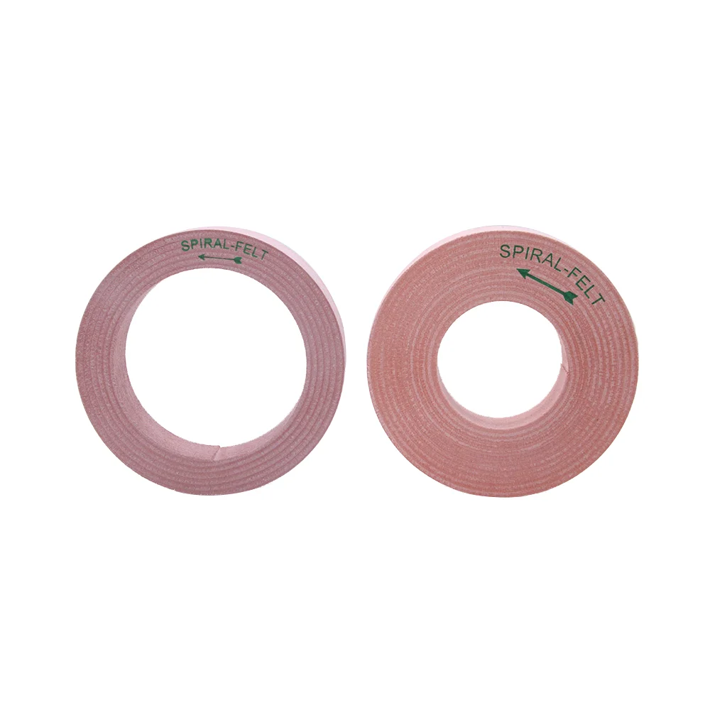 High Brightness Spiral Felt Buffing Wheel for Glass Polishing on Beveling Machine