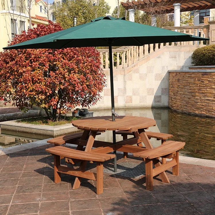 8 мест открытый сад пляж деревянный стол скамейка для пикника