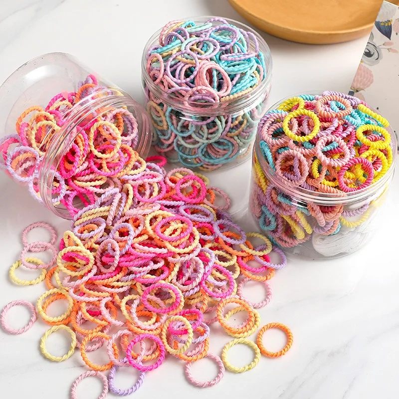 Wholesale Cute Children Colorful Original Hair Tie Hair Accessories Rubber Elastic Hair Bands for Girls Kids