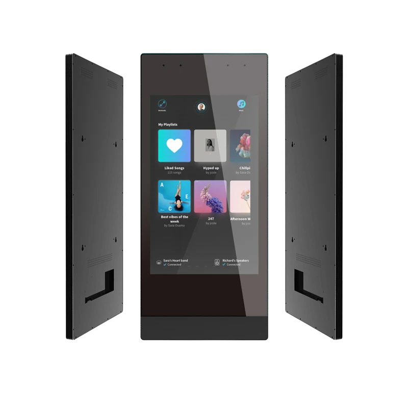 Customized  Smart Mirror Big Touch Screen 43 65 13.3 inch gym make up smart mirror android for Hotel Bathroom mirror