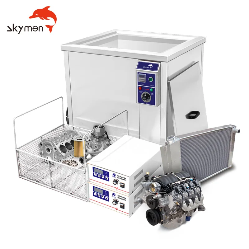 Skymen Factory JP-480ST 2400W 175 Liters ce rohs Industrial Sonic Carburetor Cleaner Dirt ,Oils , Lubricants, Carbon Cleaning